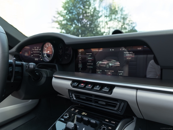 Интерьер Porsche 911